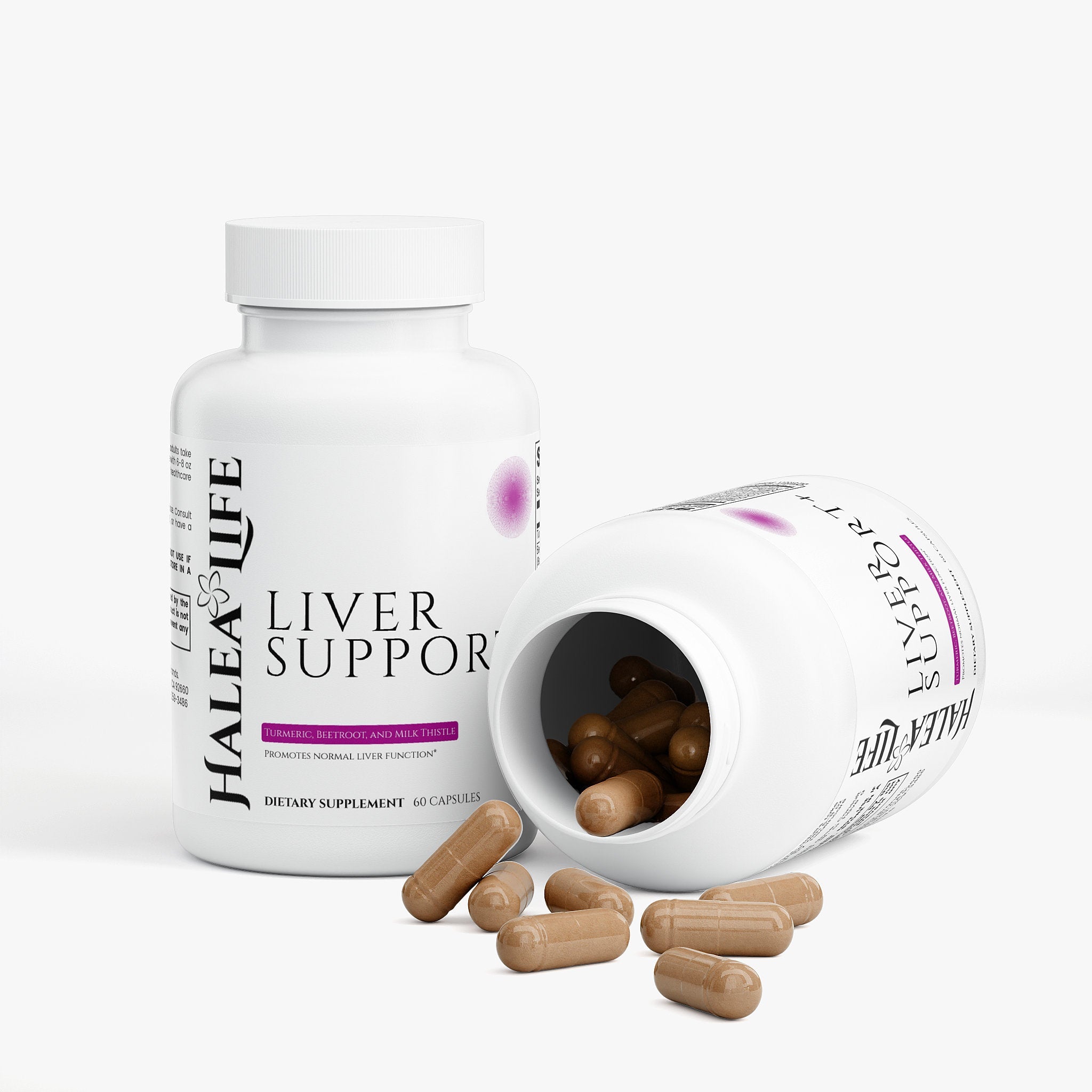 Liver Support Capsules – Turmeric, Milk Thistle, Artichoke Extract 5% Cynarin, Dandelion, Beet Root, L-Cysteine, 30 Servings
