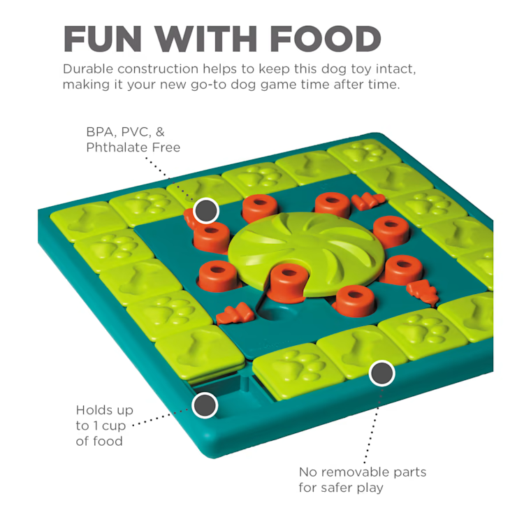 MultiPuzzle Interactive Dog Treat Puzzle Toy