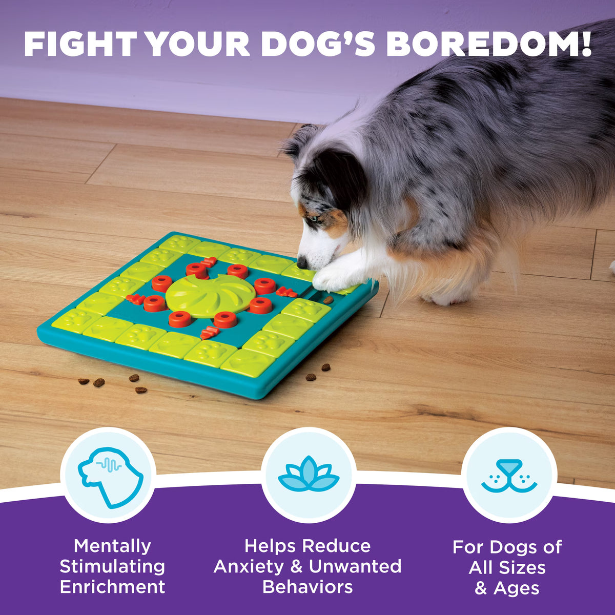 MultiPuzzle Interactive Dog Treat Puzzle Toy