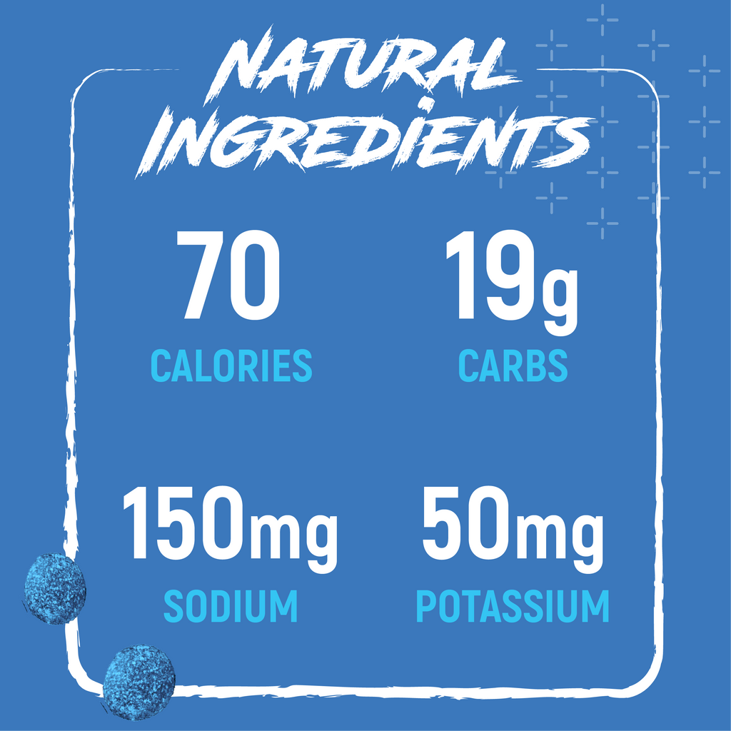 Blue Raspberry Blast Sour Energy Chews